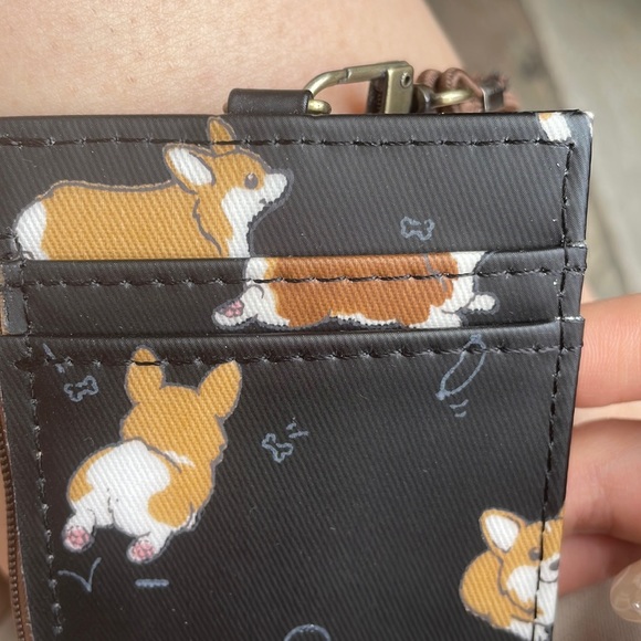 Umahana zippered waterproof slim wallet - blue corgi - Picture 5 of 5